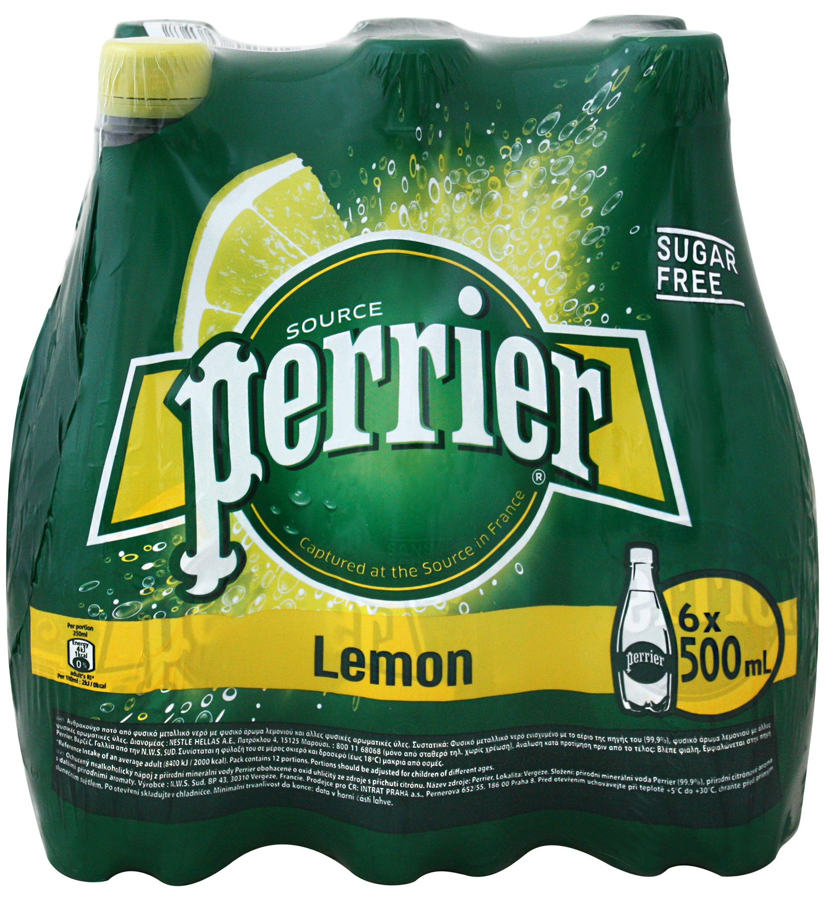 Νερό Φυσικό Μεταλλικό Ανθρακούχο Λεμόνι Perrier (6×500 ml)