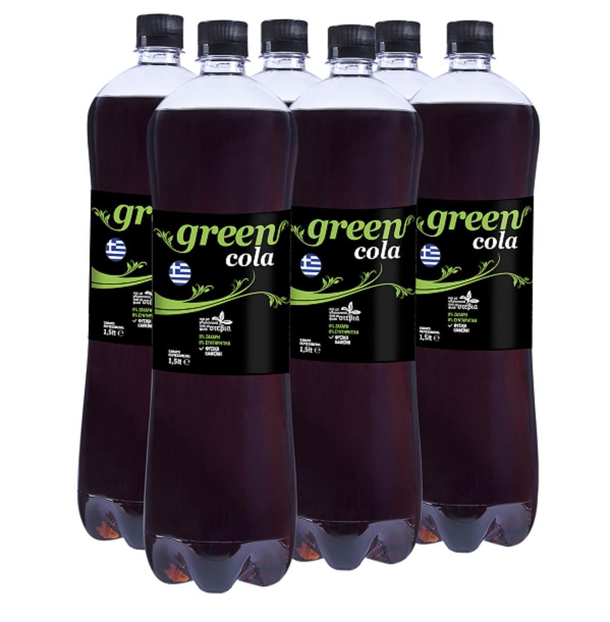 Αναψυκτικό Green Cola (6×1,5 lt)