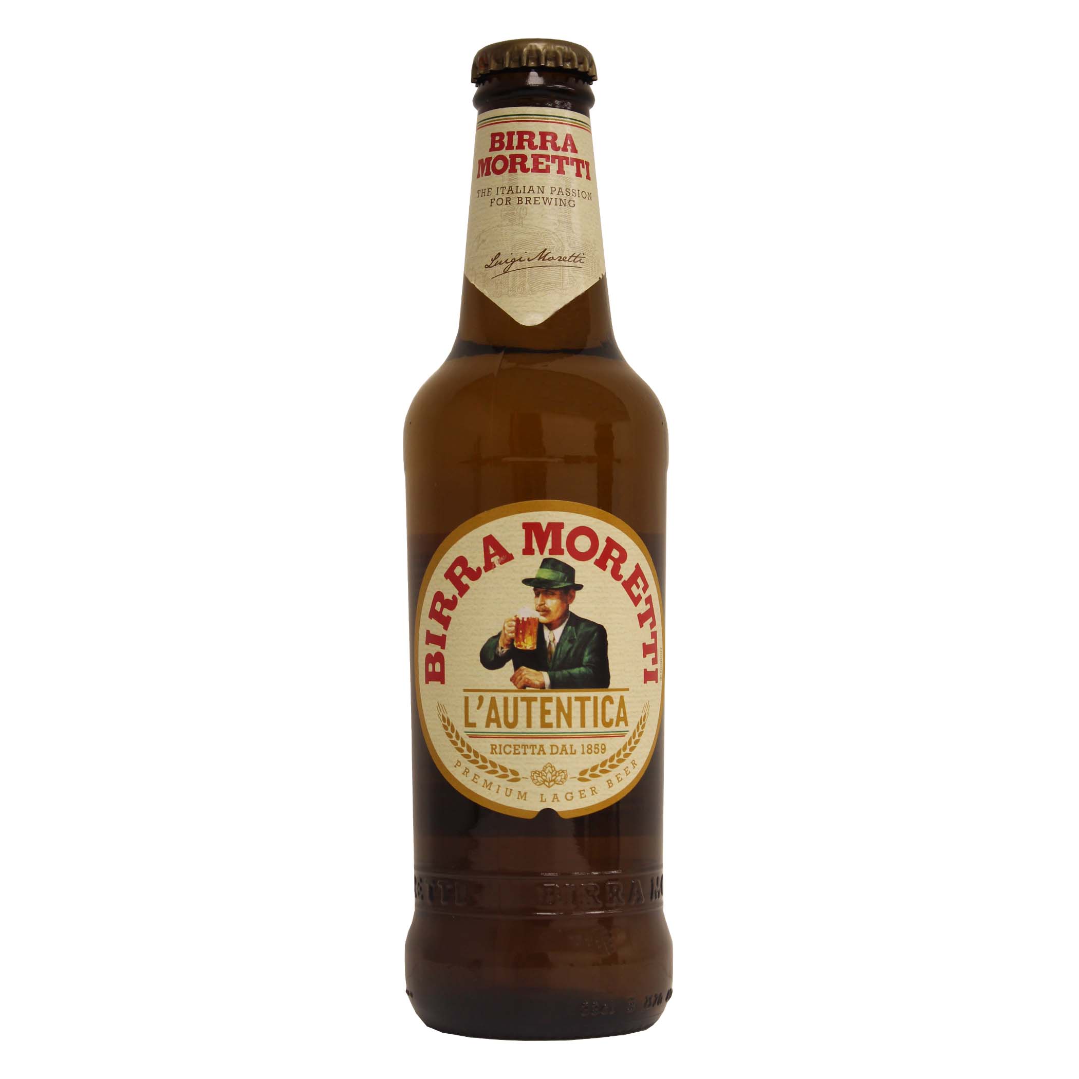 Αθηναϊκή Ζυθοποιία Α.Ε. Μπύρα Premium Lager Φιάλη Birra Moretti (330 ml)