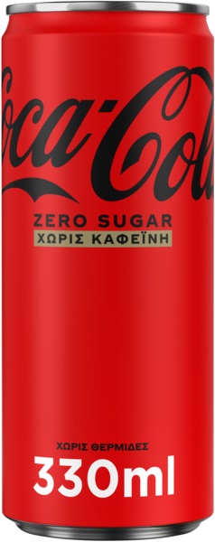Coca-Cola Χωρίς Καφείνη Κουτί (330 ml)