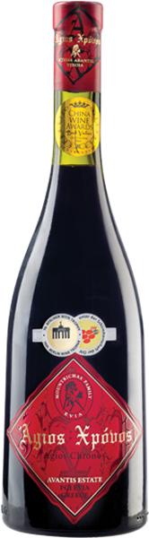 Οίνος Ερυθρός Άγιος Χρόνος Κτήμα Αβαντίς (750 ml)