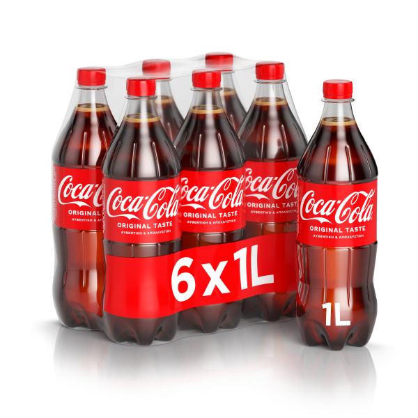 The Coca Cola Company Coca-Cola Κιβώτιο (6x1 Lt)