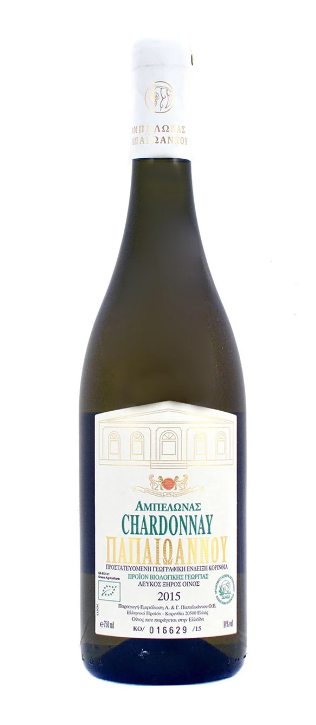 Οίνος Λευκός Chardonnay Κτήμα Παπαϊωάννου 2022 (750 ml)