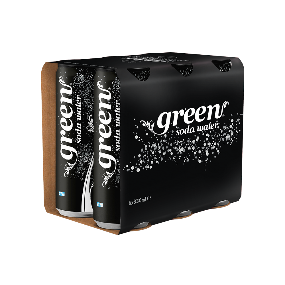 Green Cola Hellas Σόδα κουτί Green (6x330 ml)