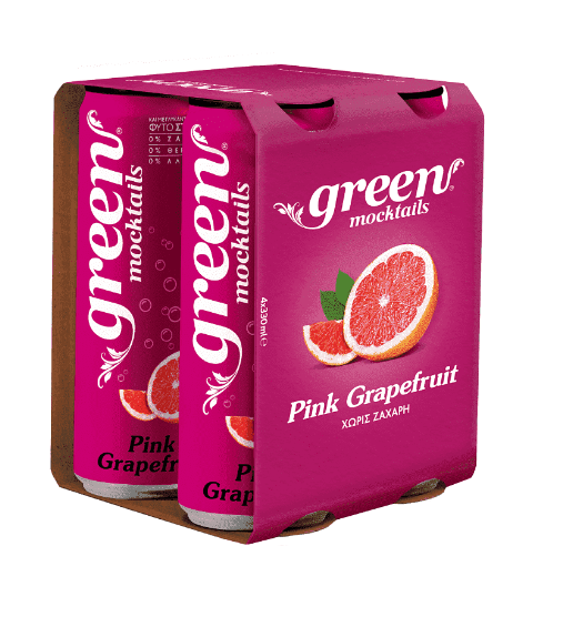 Green Cola Hellas Mocktail Pink Grapefruit Green (4x330ml)