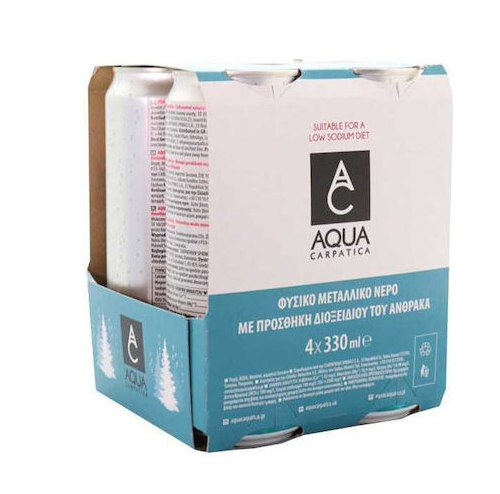 Ανθρακούχο φυσικό μεταλλικό νερόAqua Carpatica (4x330 ml)