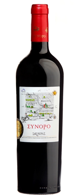 Οίνος Ερυθρός Ξηρός Σύνορο Κτήμα Σκούρας (750 ml)