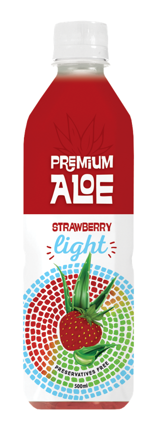 Ρόφημα Αλόης με Φράουλα Light Premium Aloe (500 ml)