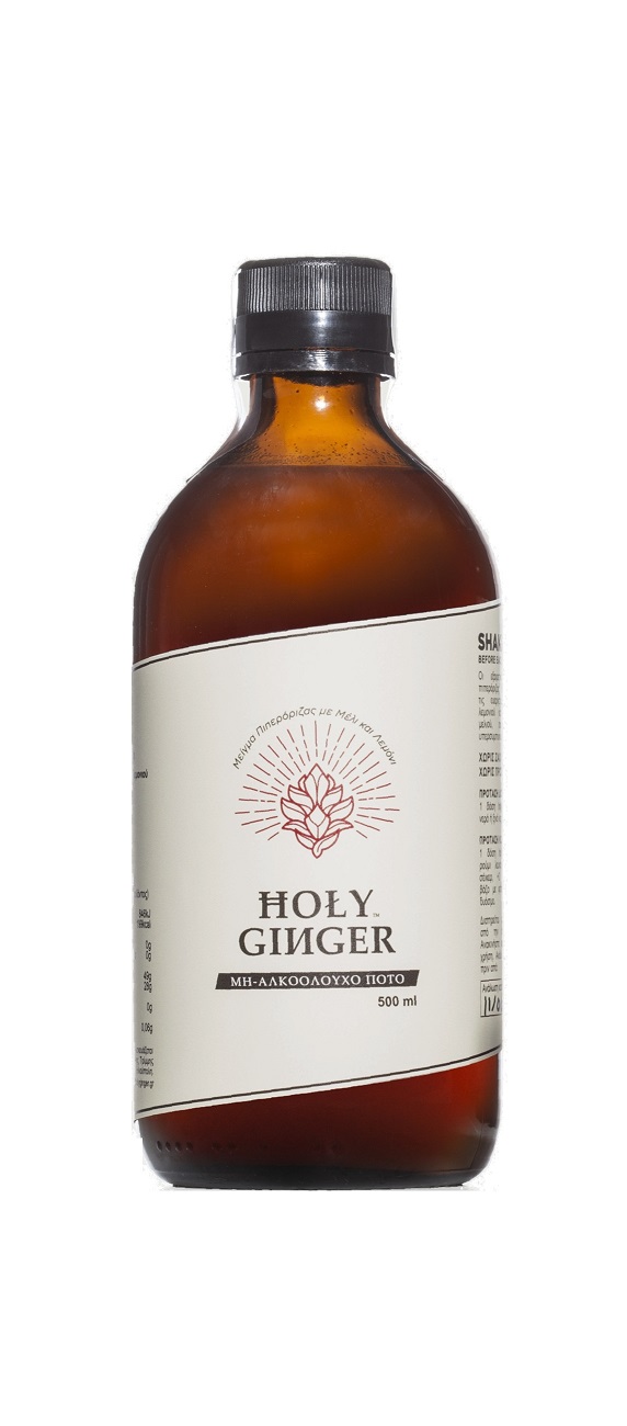 Συμπυκνωμένος χυμός ginger με μέλι Holy Ginger (500 ml)