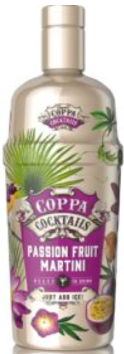 Coppa Έτοιμο Cocktail Passion Fruit Martini Coppa (700 ml)