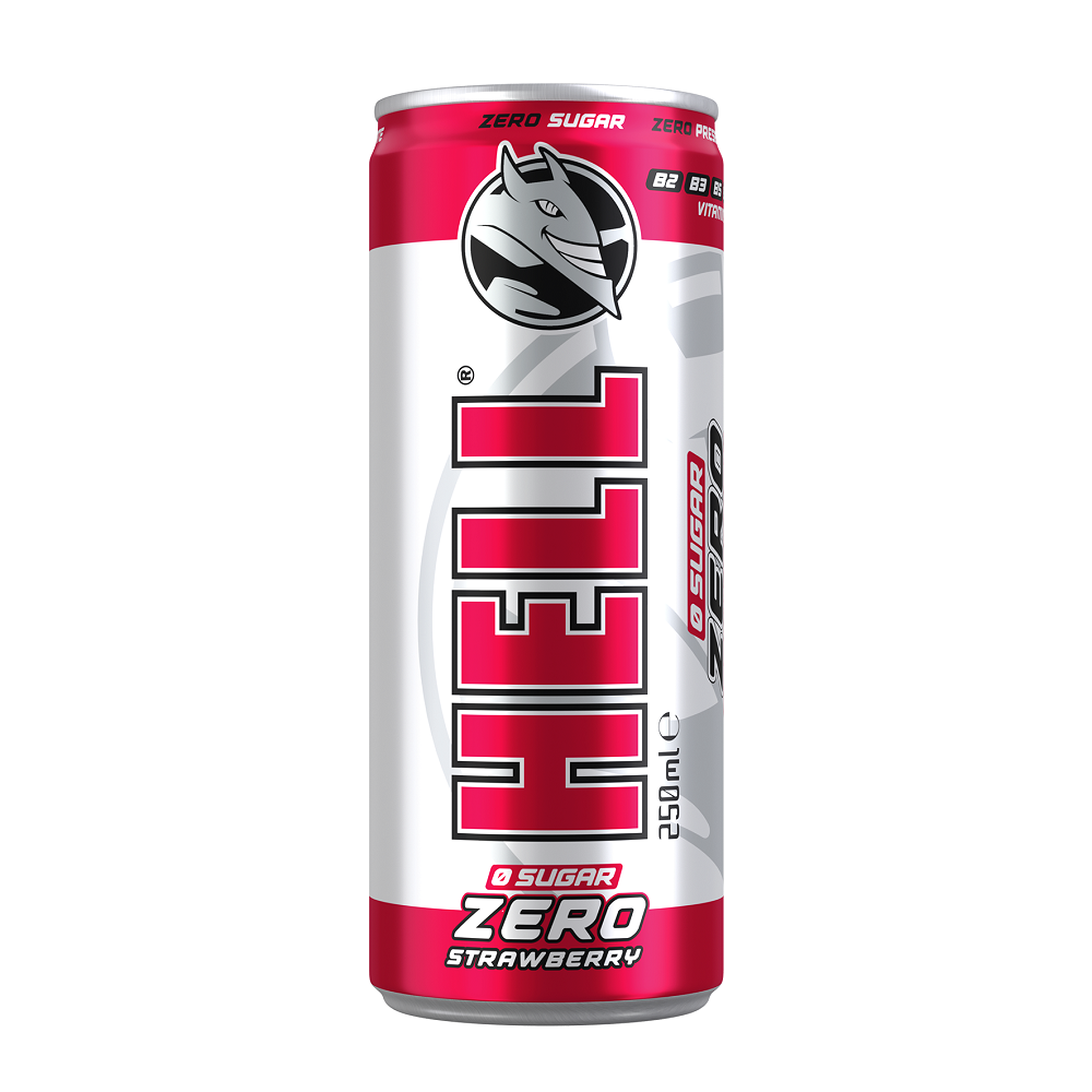 Hell Energy Ενεργειακό Ποτό Zero Strawberry Hell (250 ml)