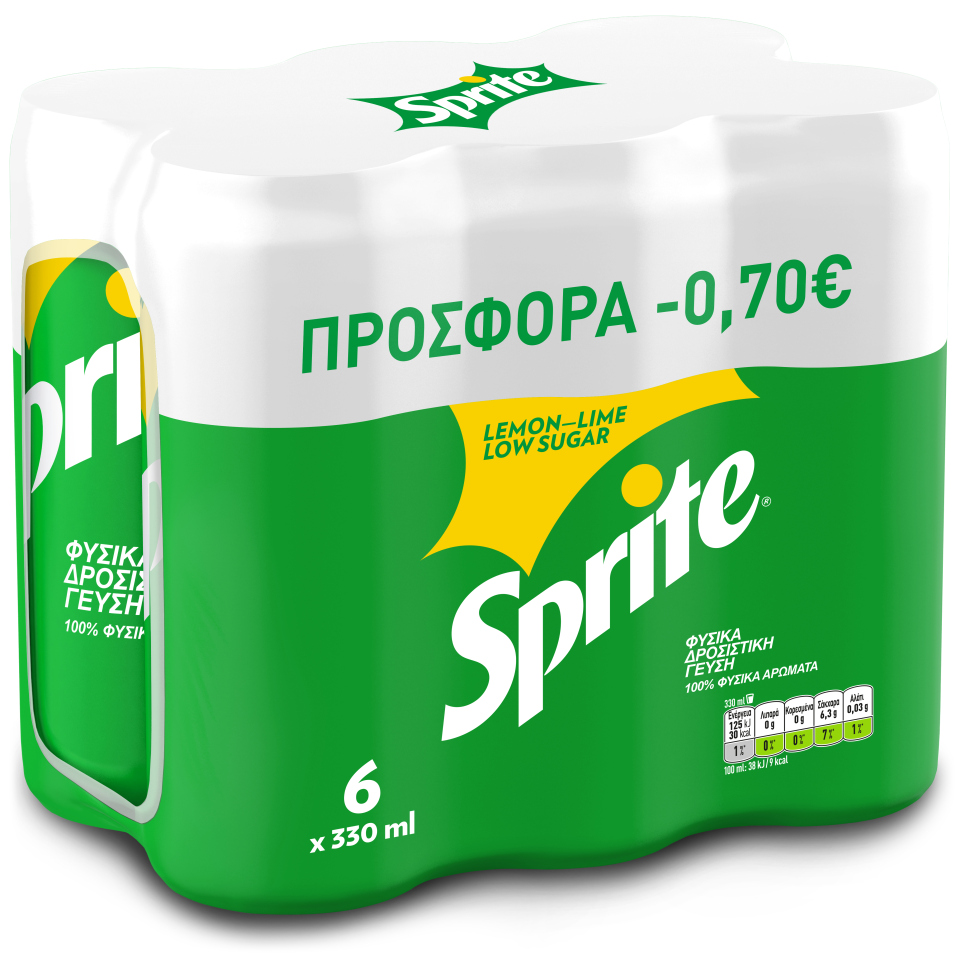 Sprite Κουτί (6×330 ml) -0,70€