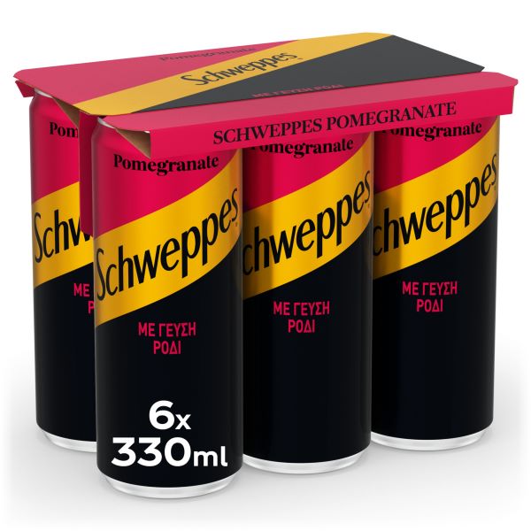 The Coca Cola Company Αναψυτκικό με γεύση ρόδι Schweppes (6x330 ml)