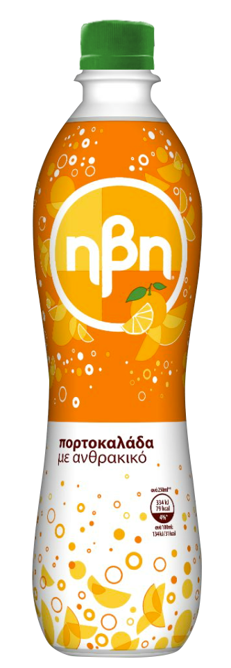 Πορτοκαλάδα Με Ανθρακικό Ήβη (500 ml)