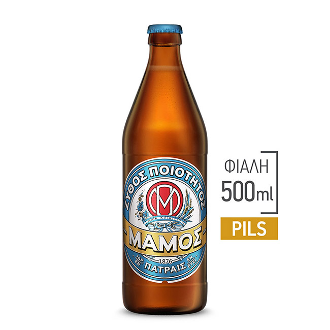 Μπύρα Pilsner Φιάλη Μάμος (500 ml)
