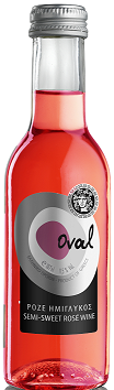Οίνος Ροζέ Ημίγλυκος Oval (187 ml)