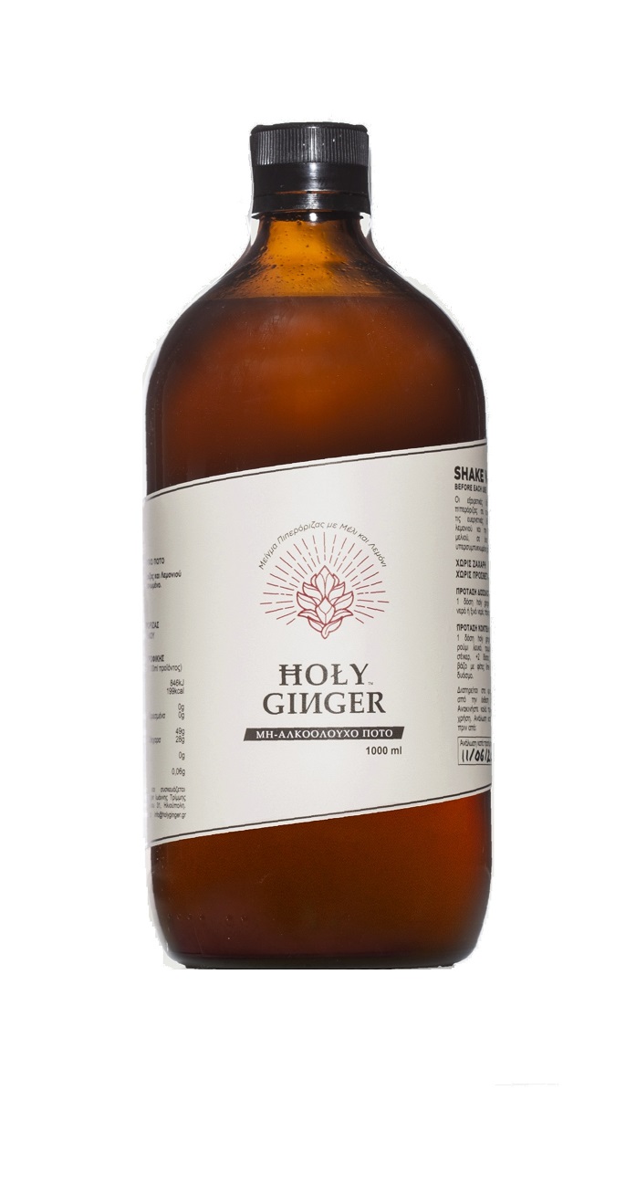 Χυμός ginger με λεμόνι και μέλι Holy Ginger (1 Lt)