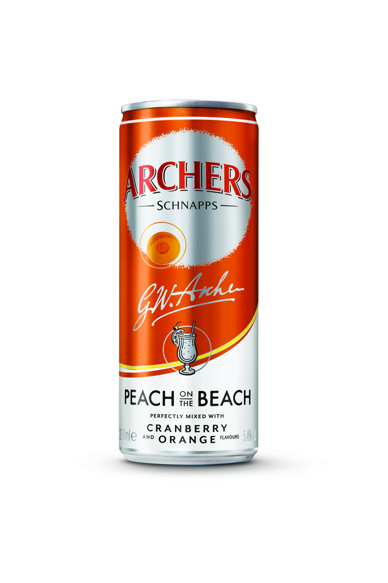 Mini Chic Έτοιμο Κοκτέιλ Peach on the beach Archers (250 ml)