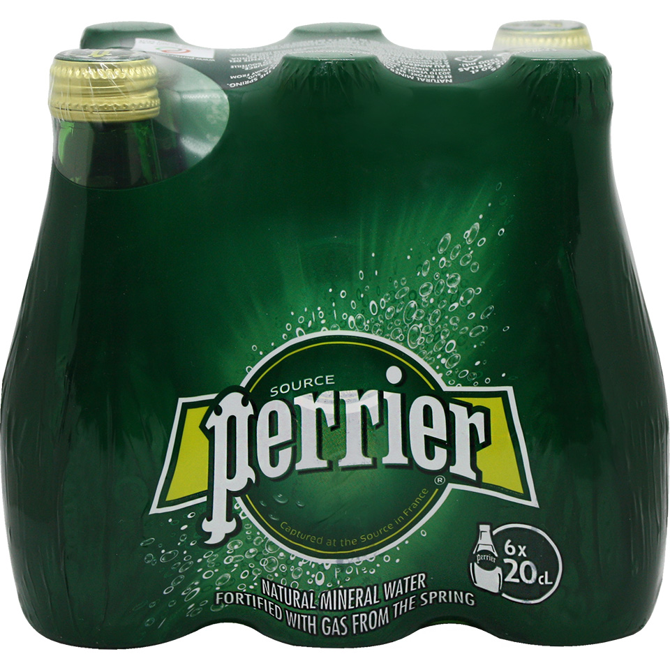 Νερό Φυσικό Μεταλλικό Ανθρακούχο Perrier (6×200 ml)