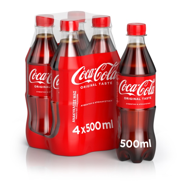 Coca-Cola 4 τεμ. (4×500 ml)