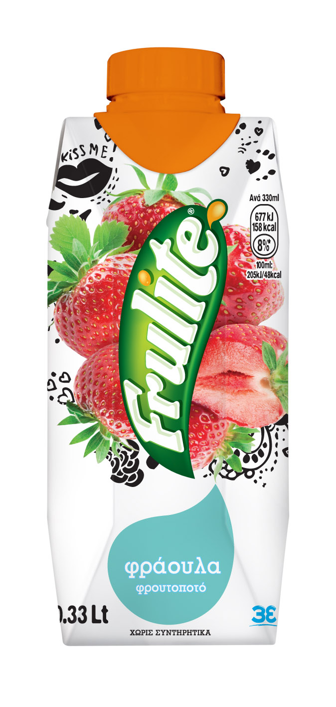 Φρουτοποτό Φράουλα Frulite (330 ml)