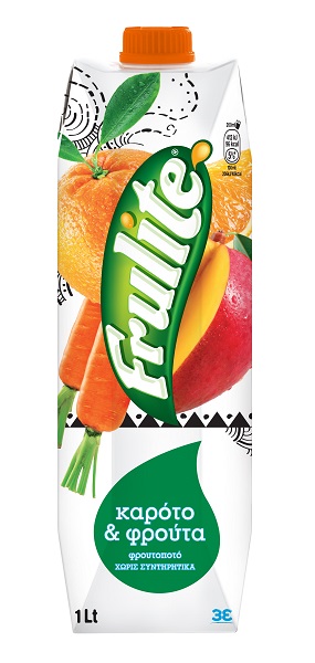 Φρουτοποτό Καρότο, Φρoύτα Frulite (1 lt)