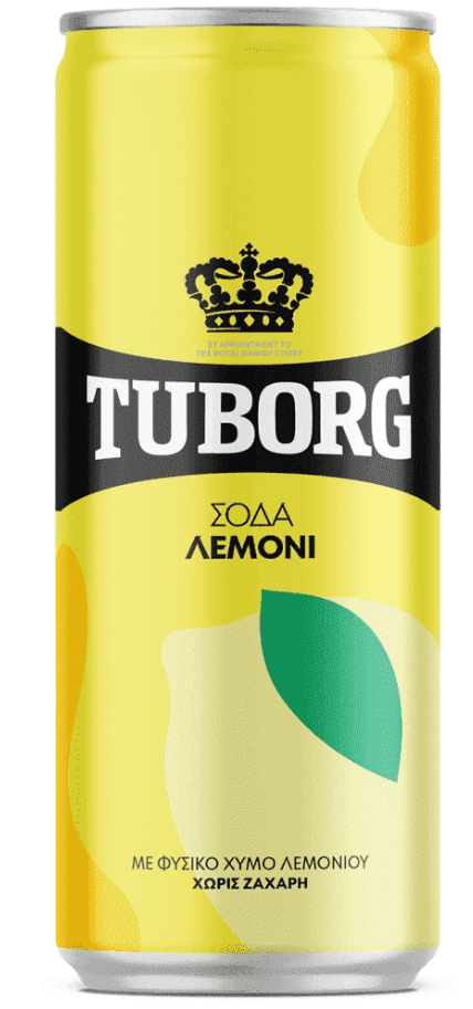 Tuborg Lemon Soda Κουτί Tuborg (330 ml)
