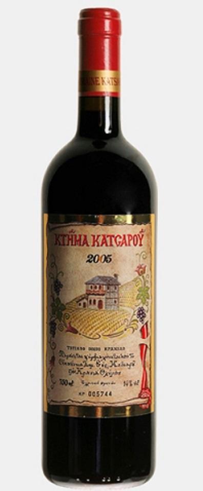 Οίνος Ερυθρος Sauvignon – Merlot Κτήμα Κατσαρού (750 ml)