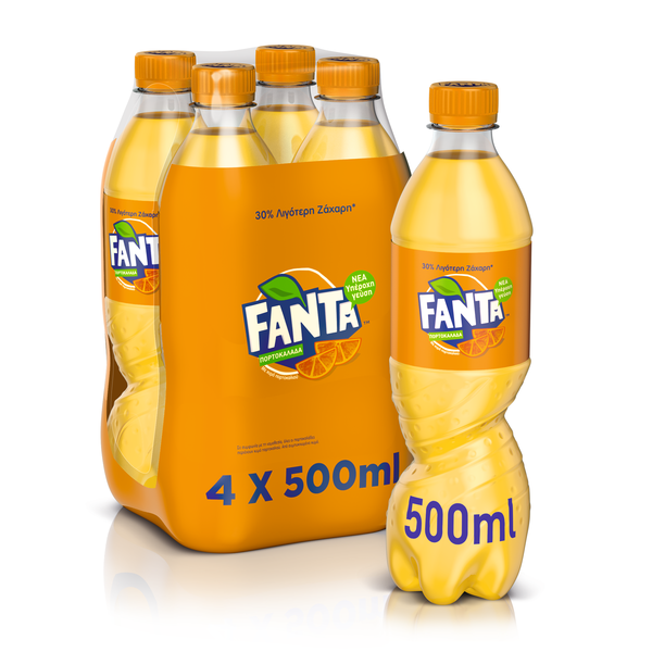 Πορτοκαλάδα Fanta (4×500 ml)
