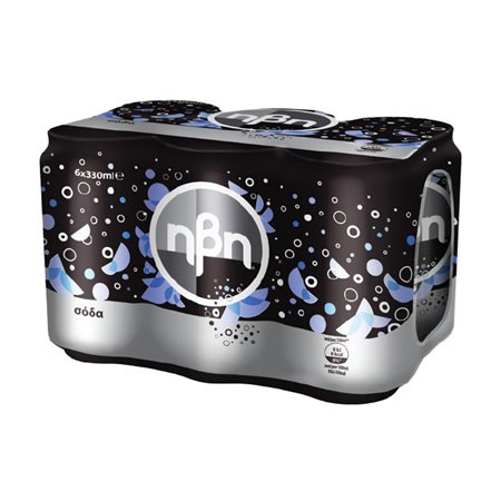 Σόδα Κουτί 6 τεμ Ήβη (6×330 ml)