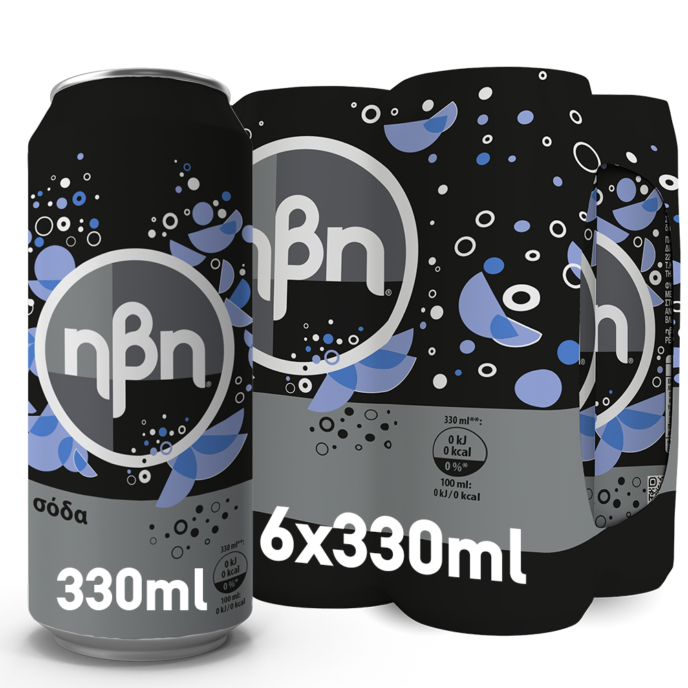 Σόδα Ήβη (6×330 ml) 5+1 Δώρο