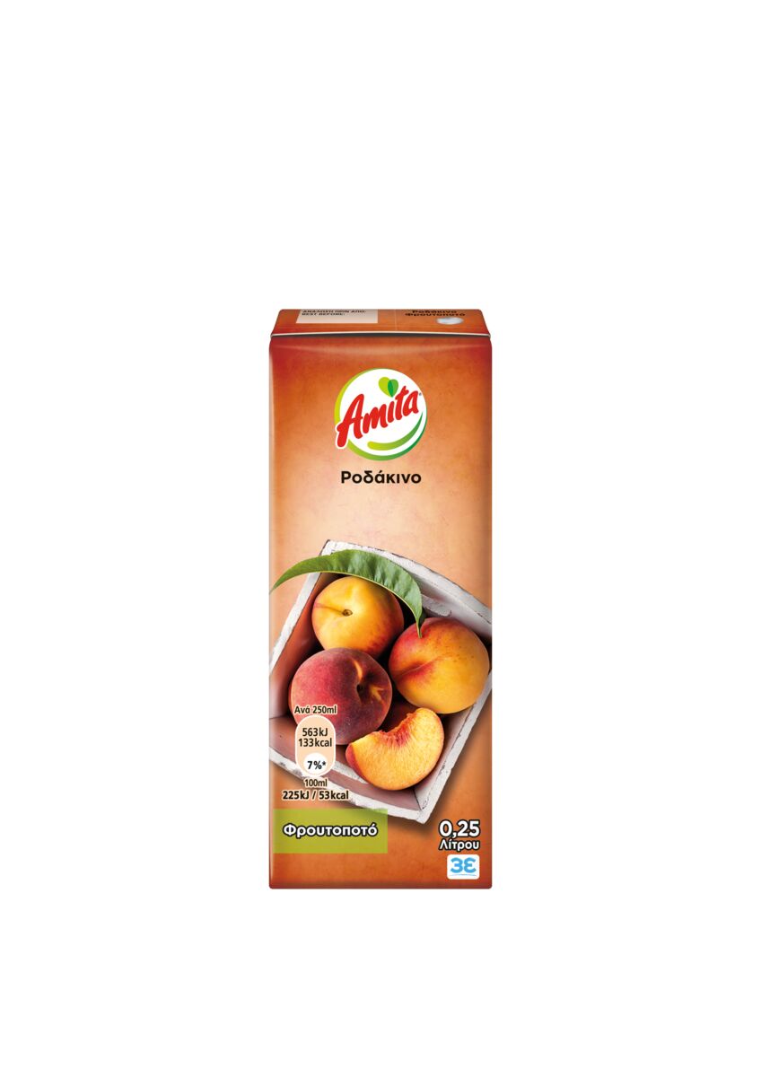 Φρουτοποτό Ροδάκινο Amita (250 ml)