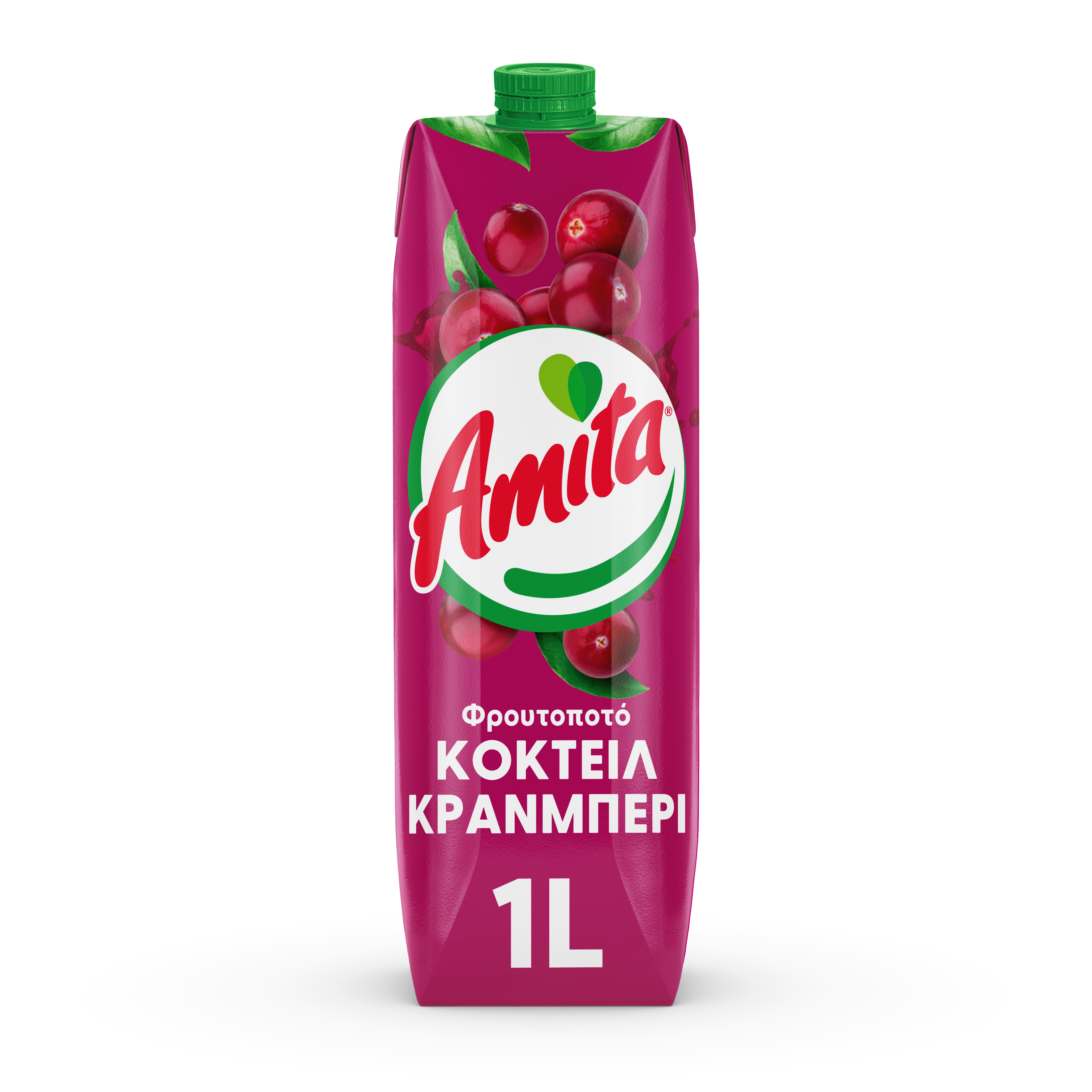 The Coca Cola Company Χυμός Κοκτέιλ Κράνμπερι Amita (1 lt)