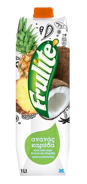 Φρουτοποτό Ανανάς, Καρύδα Frulite (1 lt)