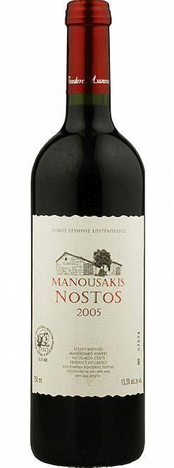 Οίνος Ερυθρός Κτήμα Μανουσάκη Nostos Blend (750 ml)