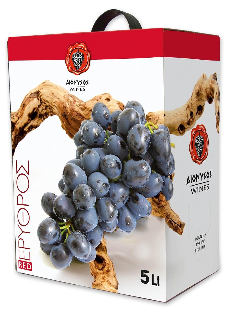 Οίνος Ερυθρός Ξηρός Διόνυσος Wines (5 Lt)