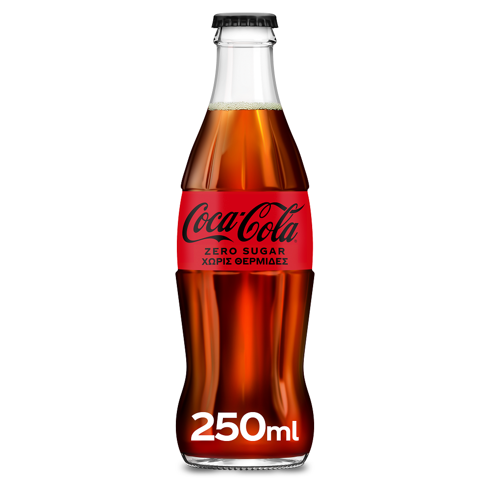 The Coca Cola Company Coca Cola Zero Γυάλινη Φιάλη (250 ml)