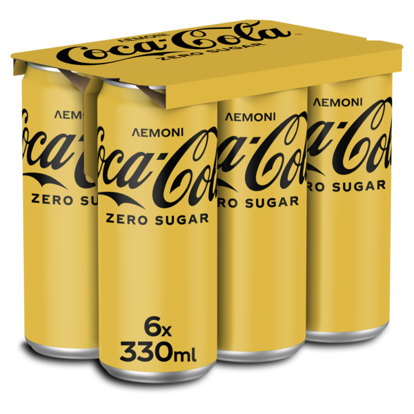 The Coca Cola Company Coca-Cola Zero Λεμόνι Κουτί (6x330 ml)