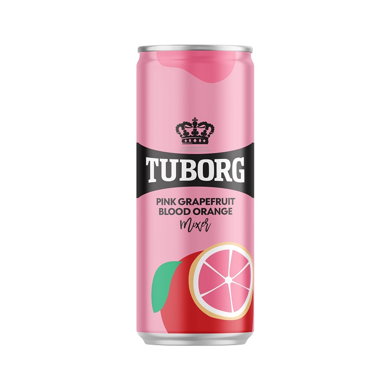 Αναψυκτικό pink grapefruit & σαγκουίνι Tuborg (330 ml)