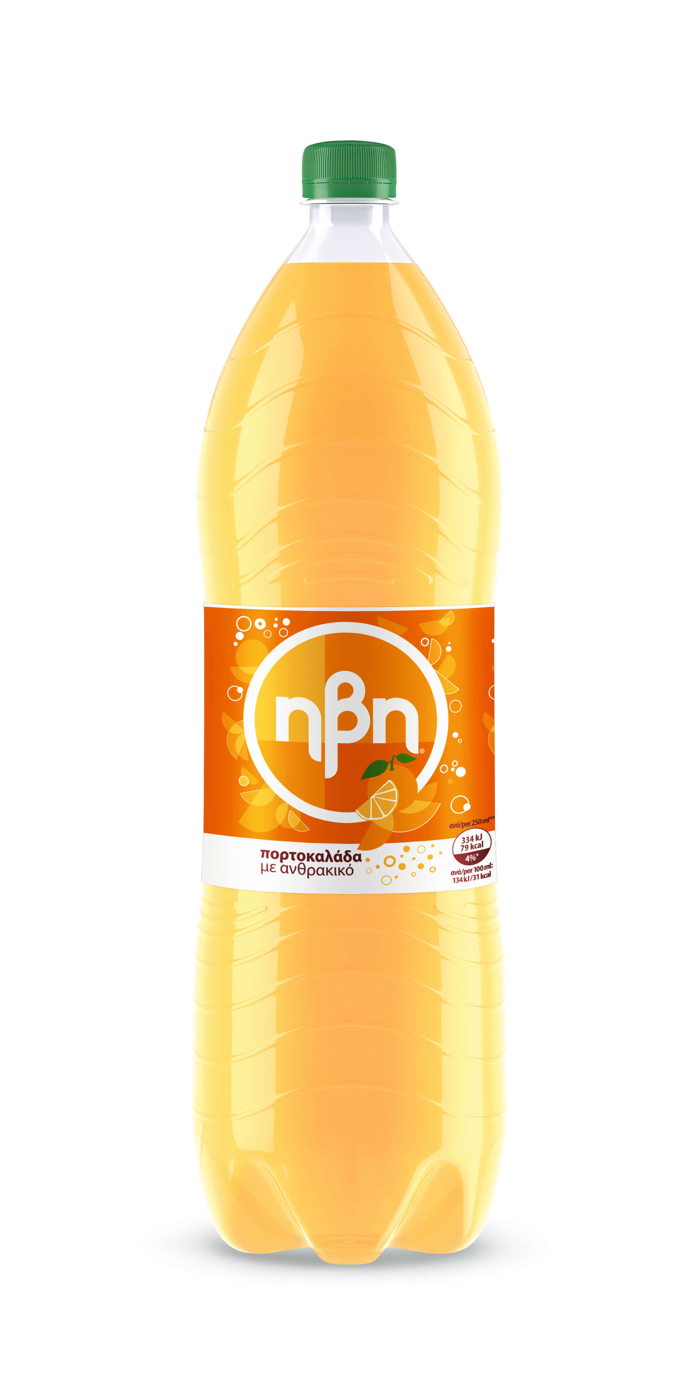 Πορτοκαλάδα Με Ανθρακικό Ήβη (1,5 lt)