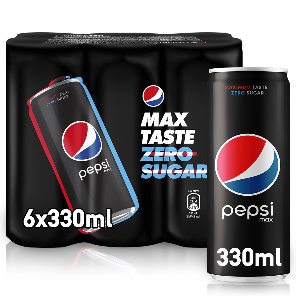 Pepsi Max (6×330 ml)