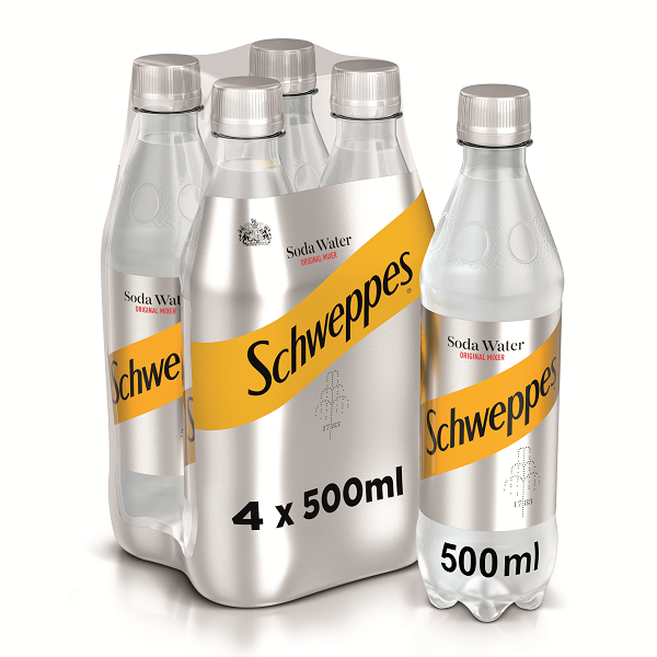 The Coca Cola Company Soda Water Schweppes (4x500 ml)