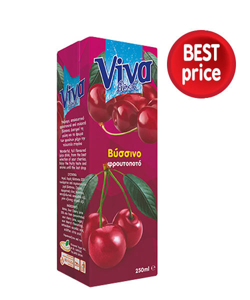 Φρουτοποτό Βύσσινο Viva (250ml)