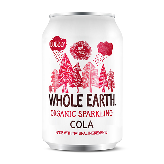 Βιολογικό Ανθρακούχο Ποτό Cola Whole Earth (330 ml)