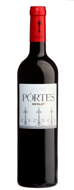 Οίνος Ερυθρός Ξηρός Merlot Portes Κτήμα Σκούρας 2020 (750 ml)
