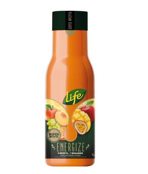 Δέλτα Χυμός 9 Φρούτα Life Fresh (1 L) 
