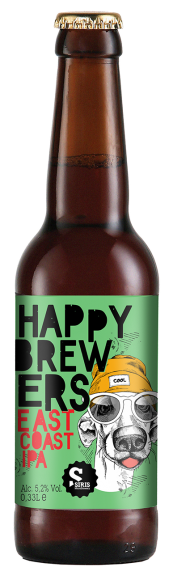 Μπύρα Φιάλη East Coast Happy Brewers (330 ml)