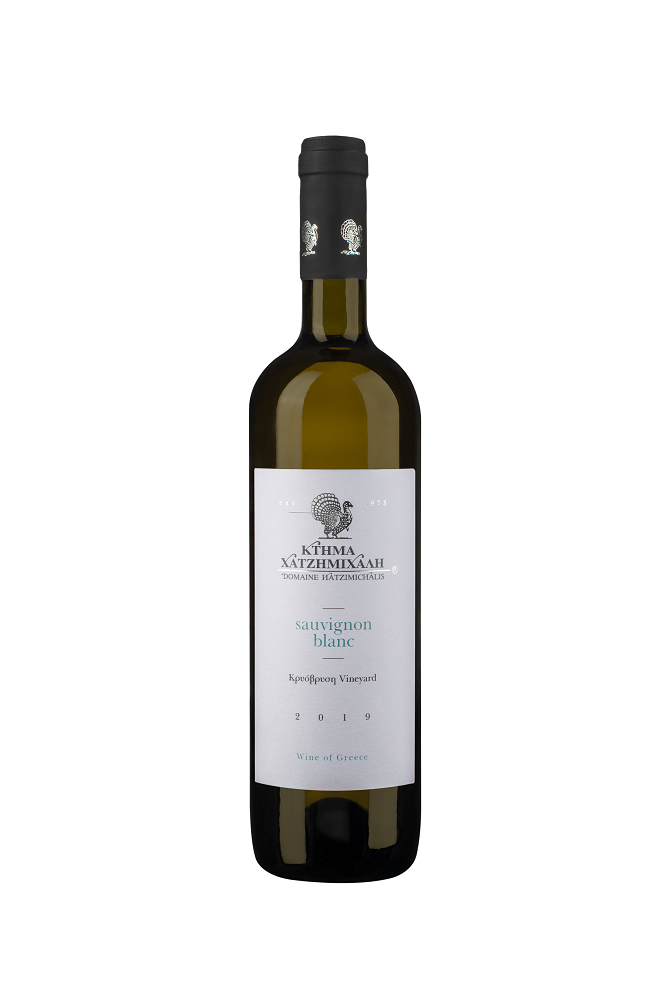 Οίνος Λευκός Sauvignon Blanc Κρυόβρυση Κτήμα Χατζημιχάλη (750 ml)