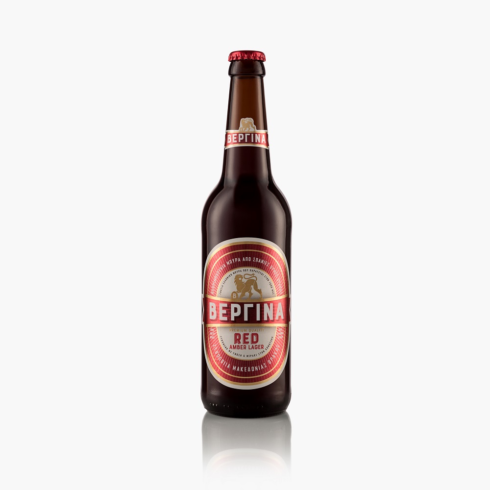 Μπύρα φιάλη Red Βεργίνα (500 ml)