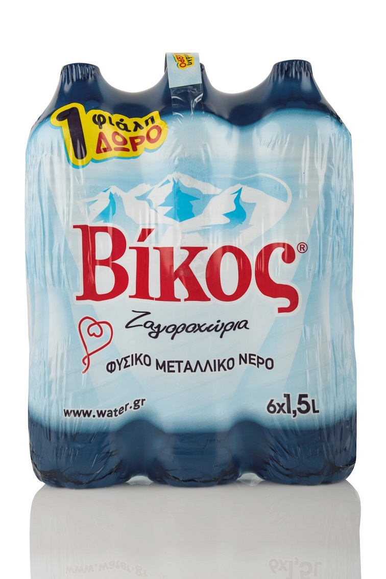 Νερό Φυσικό Μεταλλικό Βίκος 5+1 Δώρο (6×1,5 lt)